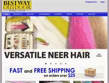 Tablet Screenshot of bestwayoutdoor.com